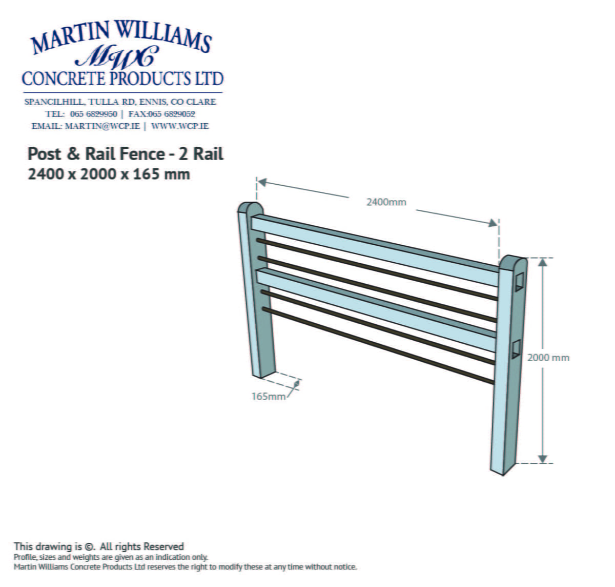 Fencing Williams Concrete Products